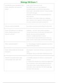 BIOLOGY 252 EXAM 1 QUESTIONS & ANSWERS PDF &vert; COMPLETE BIOLOGY PRACTICE TEST & EXAM PREP &vert; 2026&ndash;2027