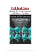 Chemistry&colon; The Central Science&comma; 14th Edition &lpar;Brown&rpar; Test Bank &vert; Complete Chapters 1&ndash;24 &vert; Verified Questions & Answers &vert; Comprehensive Exam Prep Bundle &vert; Instant PDF Download