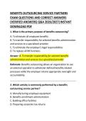 Benefits Outsourcing Service Partners Exam Questions and Correct Answers &ndash; Comprehensive Practice Test & Study Guide