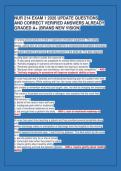 NUR 214 EXAM 1 2026 UPDATE QUESTIONS&NewLine;AND CORRECT VERIFIED ANSWERS ALREADY&NewLine;GRADED A&plus; &lpar;BRAND NEW VISION&rpar;&NewLine;
