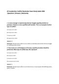 ATI Leadership&colon; Conflict Resolution Exam Study Guide 2026&NewLine;&vert;Questions &vert;Answers &vert;Rationales&NewLine;