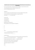 BIOCHEMISTRY FINAL EXAM - PORTAGE LEARNING &vert; QUESTIONS AND VERIFIED ANSWERS&vert;FREQUENTLY MOST TESTED QUESTIONS&vert; GET IT&NewLine;RIGHT&excl;&excl; FINAL EXAM&NewLine;