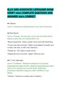 ELLIS AND ASSOCIATES LIFEGUARD EXAM&NewLine;SCRIPT 2026 COMPLETE QUESTIONS AND&NewLine;ANSWERS 100&percnt; CORRECT