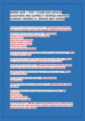 NURSE AIDE 1 - TEST 4 STUDY GUIDE EXAM&NewLine;2026 UPDATE QUESTIONS AND CORRECT&NewLine;VERIFIED ANSWERS ALREADY GRADED A&plus;&NewLine;&lpar;BRAND NEW VISION&rpar;