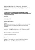 ATI Maternal Newborn &vert; High-Risk Pregnancy &lpar;Preeclampsia&comma;&NewLine;Gestational Diabetes&rpar; Practice Pack 2026&sol;2027 &vert;Questions &vert;Answers&NewLine;&vert;Rationales&NewLine;