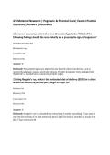 ATI Maternal Newborn &vert; Pregnancy & Prenatal Care &vert; Exam 1 Practice&NewLine;Questions &vert;Answers &vert;Rationales