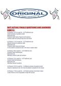 DHT ACTUAL FINALS QUESTIONS AND ANSWERS SURE A&period;pdf