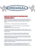 WGU D333 CORE MAIN SET QUESTIONS AND ANSWERS SURE A&period;pdf