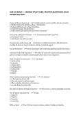 NUR 103 EXAM 1 &ndash; NURSING STUDY GUIDE&comma; PRACTICE QUESTIONS & EXAM REVIEW 2026&sol;2027