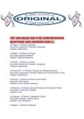TOP 200 DRUGS FOR PTCB COMPREHENSIVE QUESTIONS AND ANSWERS SURE A&period;pdf