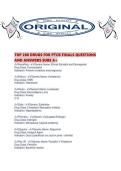 TOP 200 DRUGS FOR PTCB FINALS QUESTIONS AND ANSWERS SURE A&period;pdf