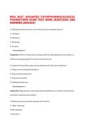 WGU D027 ADVANCED PATHOPHARMACOLOGICAL&NewLine;FOUNDATIONS EXAM TEST BANK QUESTIONS AND&NewLine;ANSWERS 2026&sol;2027