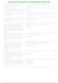 Introduction to Food Inspection & Food Safety Part 2 Questions & Answers PDF &vert; Complete Food Inspection Exam Prep &vert; 2026&ndash;2027