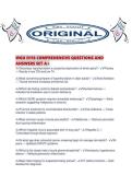 WGU D118 COMPREHENSIVE QUESTIONS AND ANSWERS SET A&period;pdf