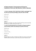 ATI Maternal Newborn&colon; Fetal Development & Antepartum&NewLine;Complications Practice Exam 2026 &vert;Questions &vert;Answers &vert;Rationales