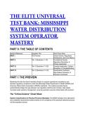 2026&sol;2027 The Elite Mississippi Water Distribution System Operator Test Bank &plus; Free Cheat Sheet &NewLine; &lpar;S-Tier MSDH & AWWA Exam Prep&rpar;