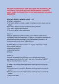 WGU D236 PATHOPHYSIOLOGY EXAM LATEST 2026&sol; WGU PATHOPHYSIOLOGY LATEST EXAM - STUDY GUIDE WITH 100&percnt; VERIFIED ANSWERS - LESSON 1 TO LESSON 12 &vert;300 VERIFIED QUESTIONS WITH DETAILED ANSWERS & RATIONALES 2026 EDITION