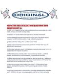 NSPN 7100 TEST EVALUATION QUESTIONS AND ANSWERS SET A&period;pdf