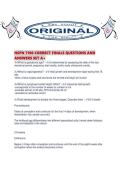 NSPN 7100 CORRECT FINALS QUESTIONS AND ANSWERS SET A&period;pdf
