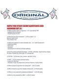 NSPN 7100 STUDY GUIDE QUESTIONS AND ANSWERS SET A&period;pdf&NewLine;&NewLine;1&period; Document information