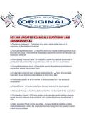 LGS 200 UPDATED EXAMS ALL QUESTIONS AND ANSWERS SET A&period;pdf