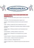 LGS 200 CORRECT FINAL EXAM QUESTIONS AND ANSWERS SET A&period;pdf