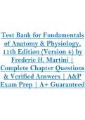 Test Bank&colon; Fundamentals of Anatomy & Physiology&comma; 11th Edition &lpar;Chapters 22-29&rpar;&NewLine;&NewLine;