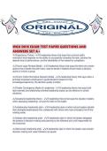 WGU D016 EXAM TEST PAPER QUESTIONS AND ANSWERS SET A&period;pdf