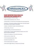 COURT REPORTERS TEXAS FINALS ALL QUESTIONS AND ANSWERS SET A&period;pdf