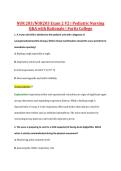 NUR 203&sol;NUR203 Exam 2 V2 &vert; Pediatric Nursing &NewLine;Q&A with Rationale &vert; Fortis College