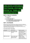 The Elite CPO Ontario Physiotherapy Jurisprudence Test Bank 2026&sol;2027 &vert; "S-Tier" Guide with 20&plus; Scenario-Based Questions & Rationales &plus; Free Cheat Sheet 