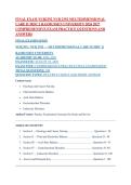 Final Exam NUR2392 NUR 2392 Multidimensional Care II MDC 2 Rasmussen University 2026 2027 Comprehensive Exam Practice Questions and Answers