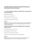 ATI Medical-Surgical Foundations of Adult Health Nursing Week 1&NewLine;2026 &vert;Questions &vert;Answers &vert;Rationales