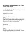 ATI Medical-Surgical &vert; Gastrointestinal Disorders &vert; Exam 6 Practice&NewLine;Questions &vert;Answers &vert;Rationales