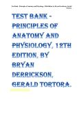 Test Bank&colon; Principles of Anatomy and Physiology&comma; 12th Edition&NewLine;