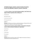 ATI Medical-Surgical &vert; Infection&comma; Sepsis & Isolation Precautions&NewLine;Practice Pack 2026&sol;2027 &vert;Questions &vert;Answers &vert;Rationales