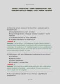 SECURITY FORCES BLOCK 2 &vert; COMPLETE EXAM 2026&sol;2027 &vert; REAL QUESTIONS &plus; DETAILED ANSWERS - LATEST VERSION - TOP RATED&NewLine;&NewLine;