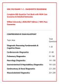 NSG 550 Diagnostic Reasoning Complete Exam Package 2026&sol;2027 &vert; Exams 1&ndash;3 &vert; 600 Practice Questions &vert; NGN Case Scenarios & Detailed Rationales &vert; Verified Answers &vert; Graded A&plus;