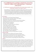 ACCT 2000 Financial Accounting Exam Prep 2026&sol;2027 &vert; 150 Q&A with Detailed Rationales &vert; Latest GAAP