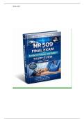 NR 509 Final Exam Advanced &NewLine;Physical Assessment Study Guide &NewLine;2026&sol;2027 All-in-One Exam &NewLine;Companion&colon; Comprehensive Study &NewLine;Review&comma; Complete Test Bank&comma; and &NewLine;Realistic Practice Exams &NewLine;