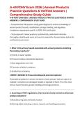 A-49 FDNY Exam 2026 &vert; Aerosol Products Practice Questions & Verified Answers &vert; Comprehensive Study Guide