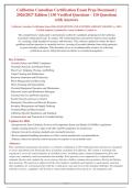 California Custodian Certification Exam 2026&sol;2027&colon; 150 Q&A with A&plus; Graded Answers & Rationales