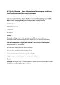 ATI Medical-Surgical &vert; Week 4 Study Guide &lpar;Neurological Conditions&rpar;&NewLine;2026&sol;2027 Questions &vert;Answers &vert;Rationales&NewLine;