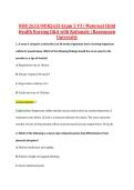 NUR2633 Exam 2 V1&ndash;V3 &vert; NUR 2633 Exam 2 V1&ndash;V3 &vert; Maternal Child Health Nursing &vert; Q&A with Rationale &vert; Rasmussen University