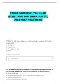 INP 2 EXAM 1 QUESTIONS WITH CORRECT ANSWERS
