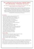 CRC Certification Exam 2026&sol;2027 - 120 Graded A&plus; Questions with Rationales & Latest AAPC Guidelines