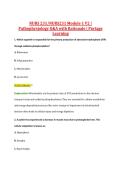 NURS231 Module 1 V1&ndash;V3 &vert; NURS 231 Module 1 V1&ndash;V3 &vert; Pathophysiology &vert; Q&A with Rationale &vert; Portage Learning