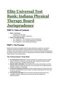Elite Indiana Physical Therapy Jurisprudence Test Bank 2026&sol;2027 &vert; 22&plus; Q&A with Mentor Analyses &plus; Free Cheat Sheet &vert; S-Tier Board Prep