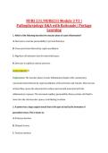 NURS231 Module 3 V1&ndash;V3 &vert; NURS 231 Module 3 V1&ndash;V3 &vert; Pathophysiology &vert; Q&A with Rationale &vert; Portage Learning