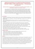 D363 Personal Finance OA Final Exam &lpar;2026&sol;2027&rpar; &vert; 150 Verified Q&A with Rationales &vert; Graded A&plus;